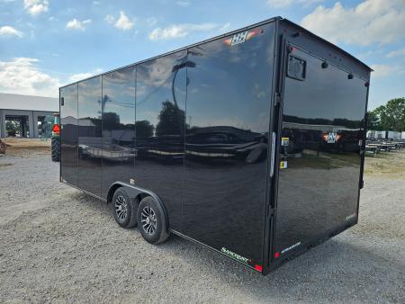 New 2026 H&H 8.5X20 TANDEM 10K CARGO W/BLACKOUT TRIM 7' HEIGHT & RAMP DOOR