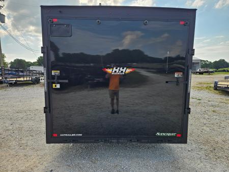 New 2026 H&H 8.5X20 TANDEM 10K CARGO W/BLACKOUT TRIM 7' HEIGHT & RAMP DOOR