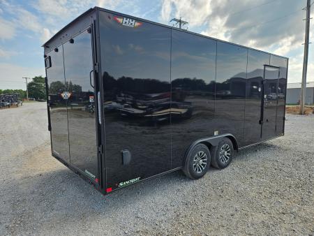 New 2026 H&H 8.5X20 TANDEM 10K CARGO W/BLACKOUT TRIM 7' HEIGHT & RAMP DOOR