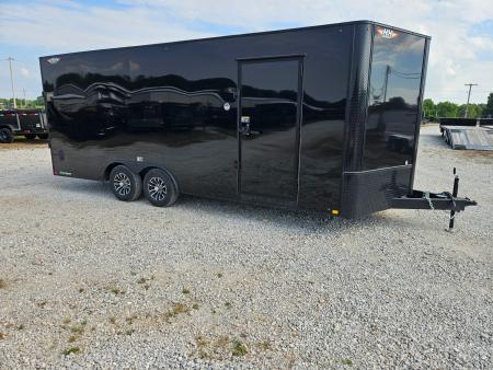 New 2026 H&H 8.5X20 TANDEM 10K CARGO W/BLACKOUT TRIM 7' HEIGHT & RAMP DOOR