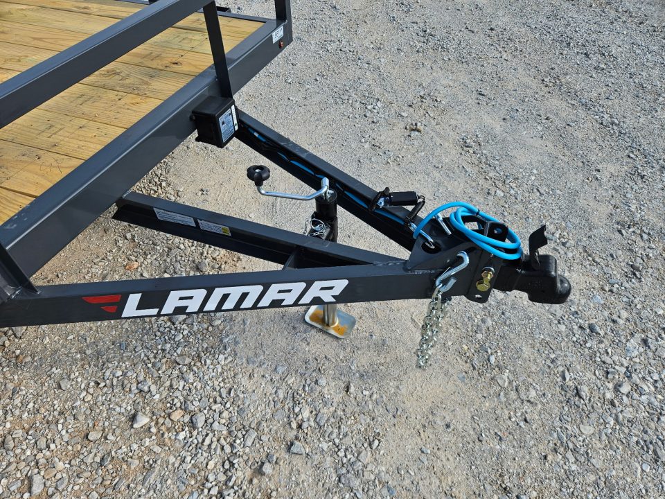 New 2026 Lamar 83X16 TANDEM 7K TUBETOP UTILITY W/2' STEEL DOVE & 3' SPRING GATE