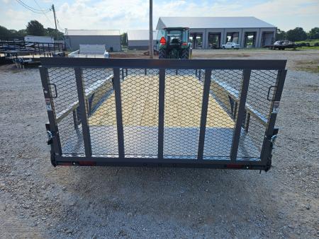 New 2026 Lamar 83X16 TANDEM 7K TUBETOP UTILITY W/2' STEEL DOVE & 3' SPRING GATE