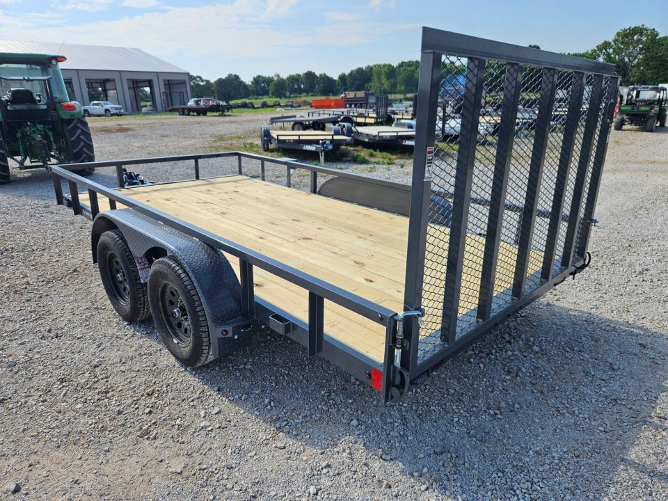 New 2026 Lamar 83X14 TANDEM 7K TUBETOP UTILITY W/4' SPRING GATE