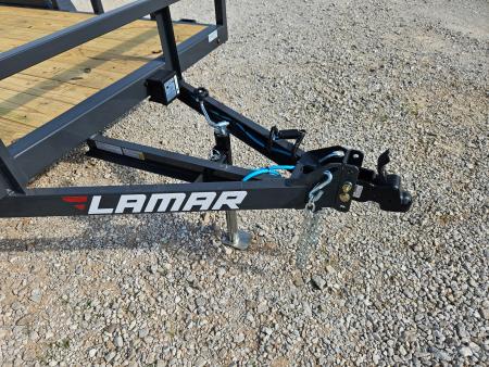 New 2026 Lamar 83X14 TANDEM 7K TUBETOP UTILITY W/4' SPRING GATE