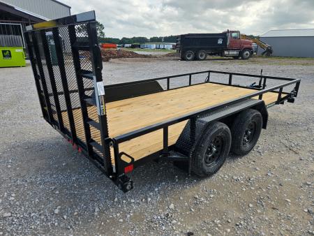 New 2026 Load Trail 83X14 TANDEM 7K TUBETOP UTILITY W/4' SPRING GATE