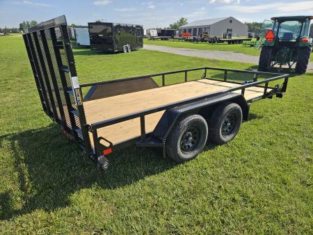 New 2026 Load Trail 83X14 TANDEM 7K TUBETOP UTILITY W/4' SPRING GATE