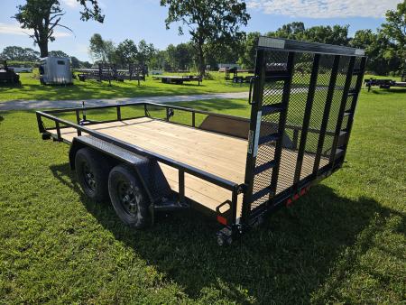 New 2026 Load Trail 83X14 TANDEM 7K TUBETOP UTILITY W/4' SPRING GATE