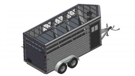 New 2026 Frontier Trailers 3 Horse Bumper Pull Trailer Horse Trailer