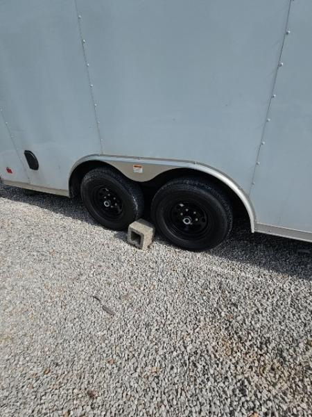Used 2023 Darkhorse Cargo 8.5 x 18 10K Landscape Cargo / Enclosed Trailer