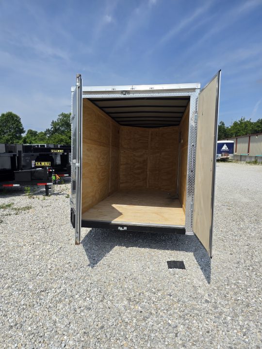 New 2026 Maximum Cargo Trailers 6X12 SA, 6'6" interior height, 3.5k axle, .080 polycore, with barn doors Cargo / Enclosed Trailer