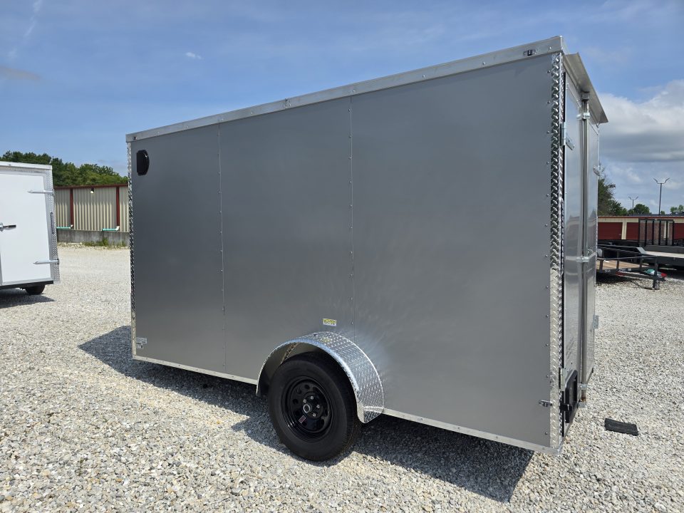 New 2026 Maximum Cargo Trailers 6X12 SA, 6'6" interior height, 3.5k axle, .080 polycore, with barn doors Cargo / Enclosed Trailer