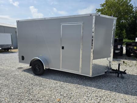 New 2026 Maximum Cargo Trailers 6X12 SA, 6'6  interior height, 3.5k axle, .080 polycore, with barn doors Cargo / Enclosed Trailer