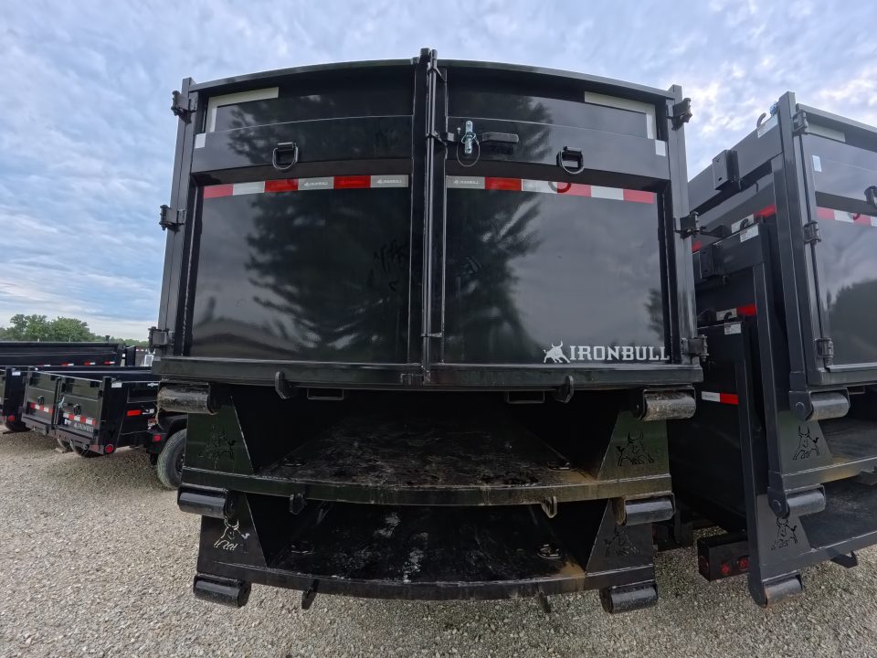 New 2026 Iron Bull 83 x 16 DBG Roll-Off Gooseneck Dump Trailer, 16K GVWR, Compatible with up to 3 Roll- Off Bins