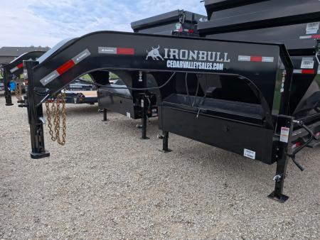 New 2026 Iron Bull 83 x 16 DBG Roll-Off Gooseneck Dump Trailer, 16K GVWR, Compatible with up to 3 Roll- Off Bins