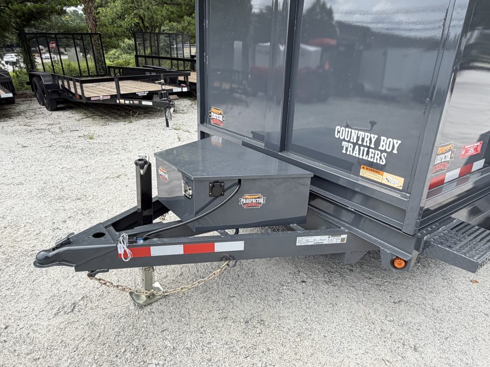 New 2026 Covered Wagon 6x12 Dump, 4' Sides, Spare Tire