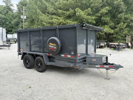 New 2026 Covered Wagon 6x12 Dump, 4' Sides, Spare Tire