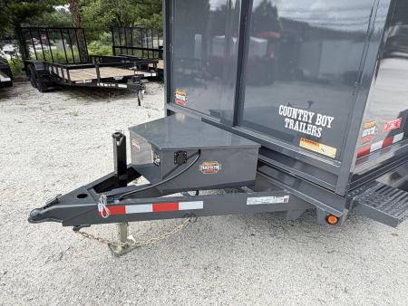 New 2026 Covered Wagon 6x12 Dump, 4' Sides, Spare Tire