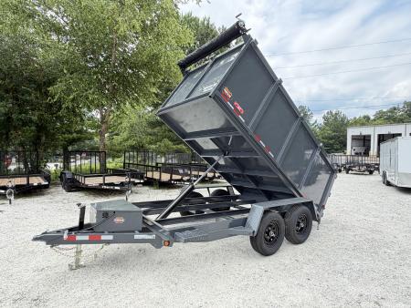 New 2026 Covered Wagon 6x12 Dump, 4' Sides, Spare Tire