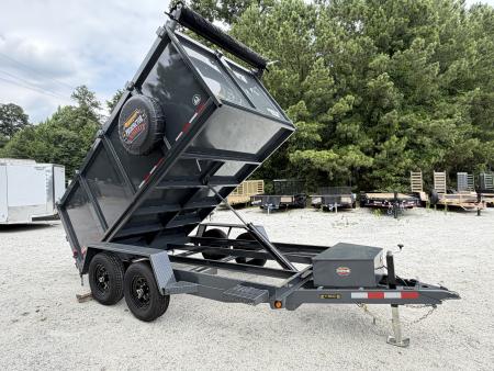 New 2026 Covered Wagon 6x12 Dump, 4' Sides, Spare Tire