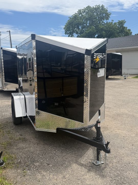 New 2026 Stealth Mustang 5 x 8 Enclosed Trailer w/ Ramp (Single) Cargo / Enclosed Trailer NEW MODEL - Screwless and Light Lid Roofing !!