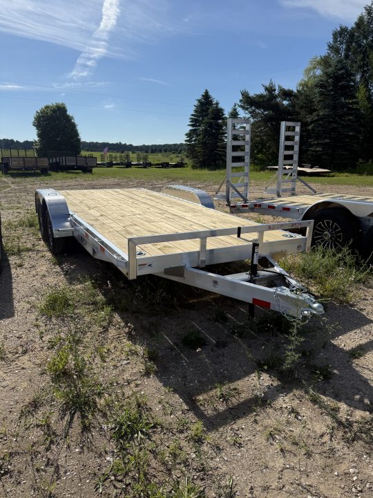 New 2026 H&H Trailers 18' ALL ALUMINUM DOVETAIL Car Hauler