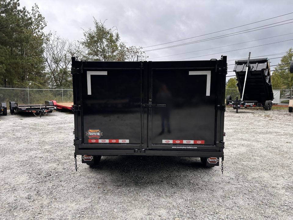 New 2026 Covered Wagon 7x14' Dump, 4' Sides, Ramps, Spare Tire