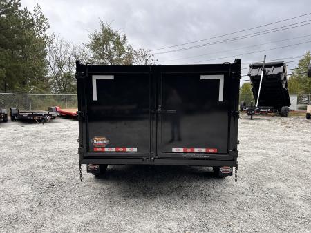 New 2026 Covered Wagon 7x14' Dump, 4' Sides, Ramps, Spare Tire