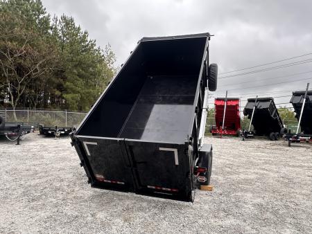 New 2026 Covered Wagon 7x14' Dump, 4' Sides, Ramps, Spare Tire