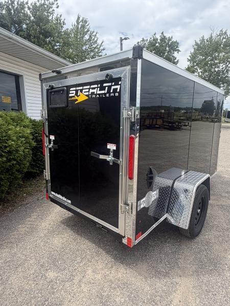 New 2026 Stealth Mustang 5 x 10 Enclosed Trailer w/ Ramp (Single) Cargo / Enclosed Trailer NEW MODEL - Screwless and Light Lid Roofing !!