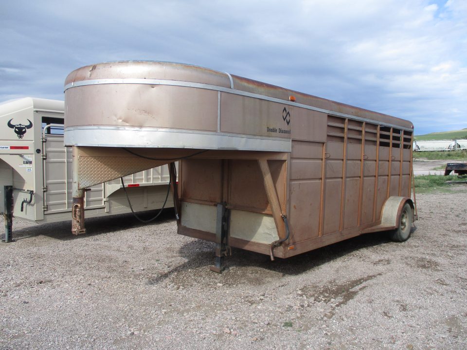 Used 1991 Double D Stock Stock / Stock Combo Trailer