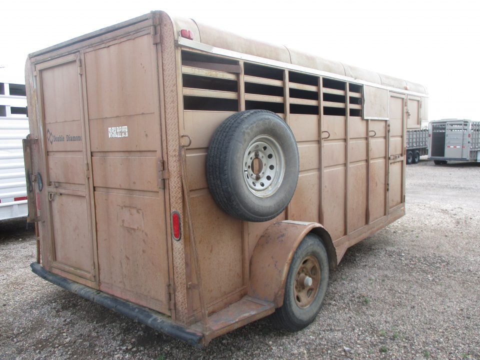 Used 1991 Double D Stock Stock / Stock Combo Trailer
