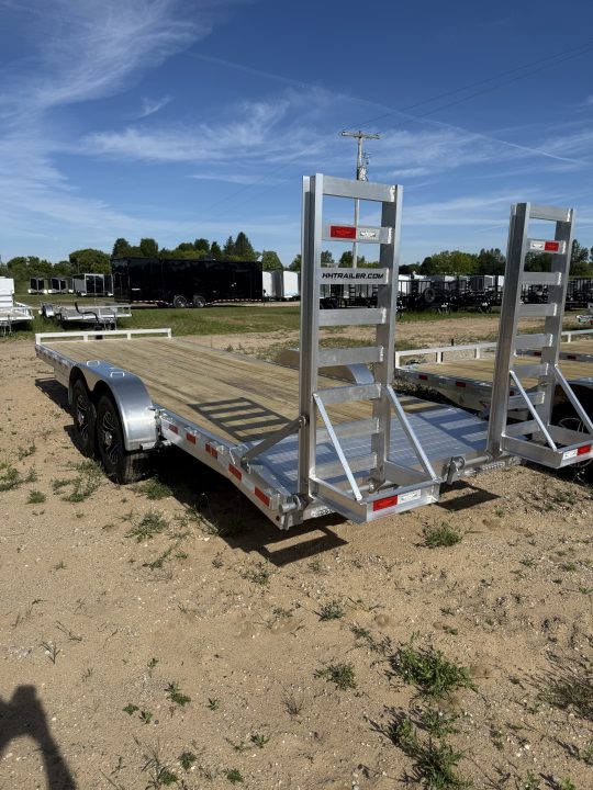New 2026 H&H Trailers 22' ALL ALUMINUM DOVETAIL Equipment Trailer