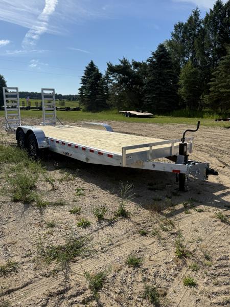 New 2026 H&H Trailers 22' ALL ALUMINUM DOVETAIL Equipment Trailer