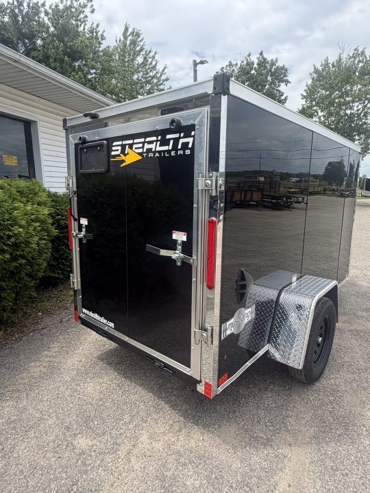 New 2026 Stealth Mustang 5 x 10 Enclosed Trailer w/ Ramp (Single) Cargo / Enclosed Trailer NEW MODEL - Screwless and Light Lid Roofing !!