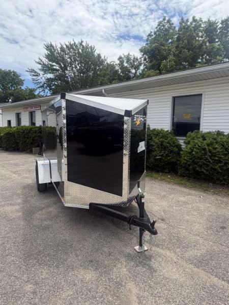 New 2026 Stealth Mustang 5 x 10 Enclosed Trailer w/ Ramp (Single) Cargo / Enclosed Trailer NEW MODEL - Screwless and Light Lid Roofing !!