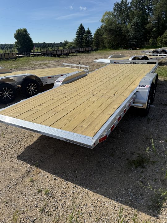 New 2026 H&H Trailers 20' ALL ALUMINUM DOVETAIL Tilt Trailer