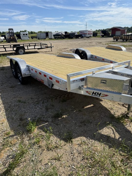 New 2026 H&H Trailers 20' ALL ALUMINUM DOVETAIL Tilt Trailer