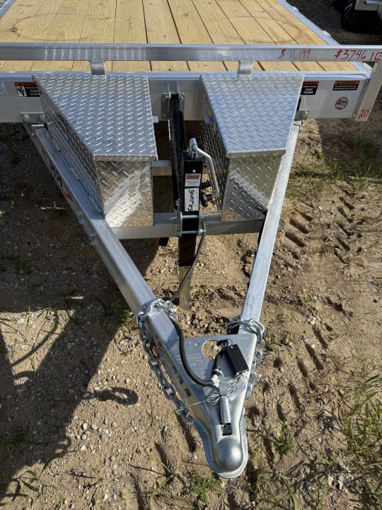 New 2026 H&H Trailers 20' ALL ALUMINUM DOVETAIL Tilt Trailer