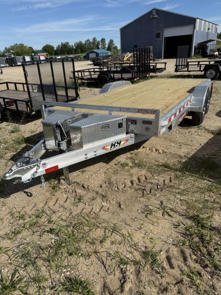 New 2026 H&H Trailers 20' ALL ALUMINUM DOVETAIL Tilt Trailer