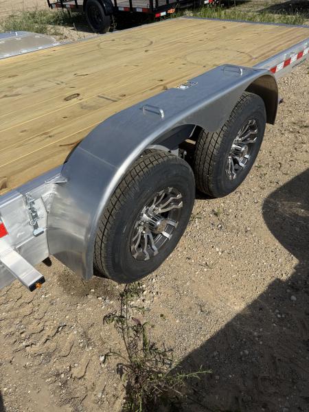 New 2026 H&H Trailers 20' ALL ALUMINUM DOVETAIL Tilt Trailer