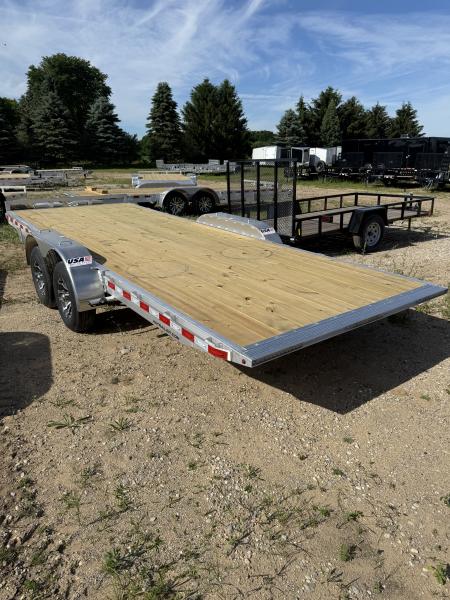 New 2026 H&H Trailers 20' ALL ALUMINUM DOVETAIL Tilt Trailer