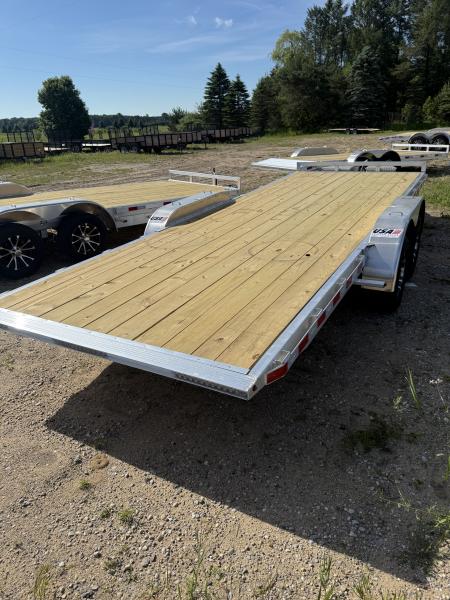 New 2026 H&H Trailers 20' ALL ALUMINUM DOVETAIL Tilt Trailer