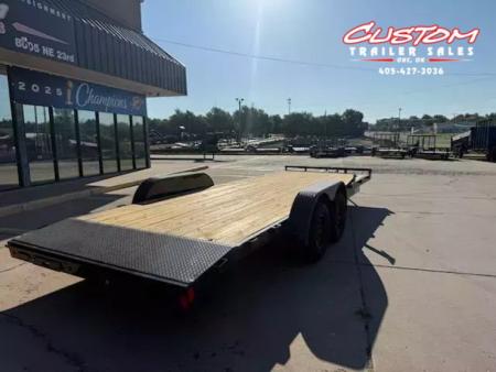New #156706 2027 LAMAR CE 22 X 83 TANDEM AXLE 7K WOOD FLOOR CAR HAULER