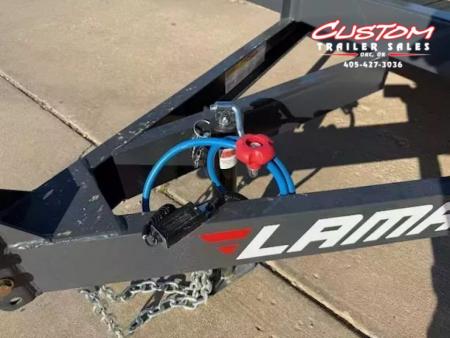 New #156706 2027 LAMAR CE 22 X 83 TANDEM AXLE 7K WOOD FLOOR CAR HAULER