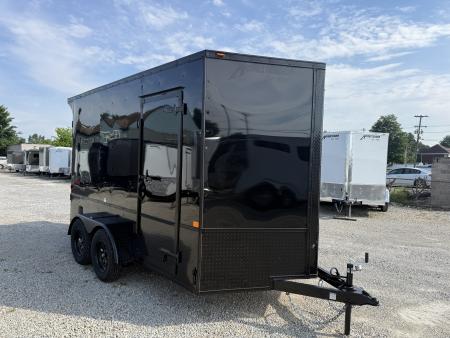 New 2027 Homesteader Trailer 7x12x7 Intrepid OHV Package W/ Polycor & Rear Spoiler Cargo / Enclosed Trailer