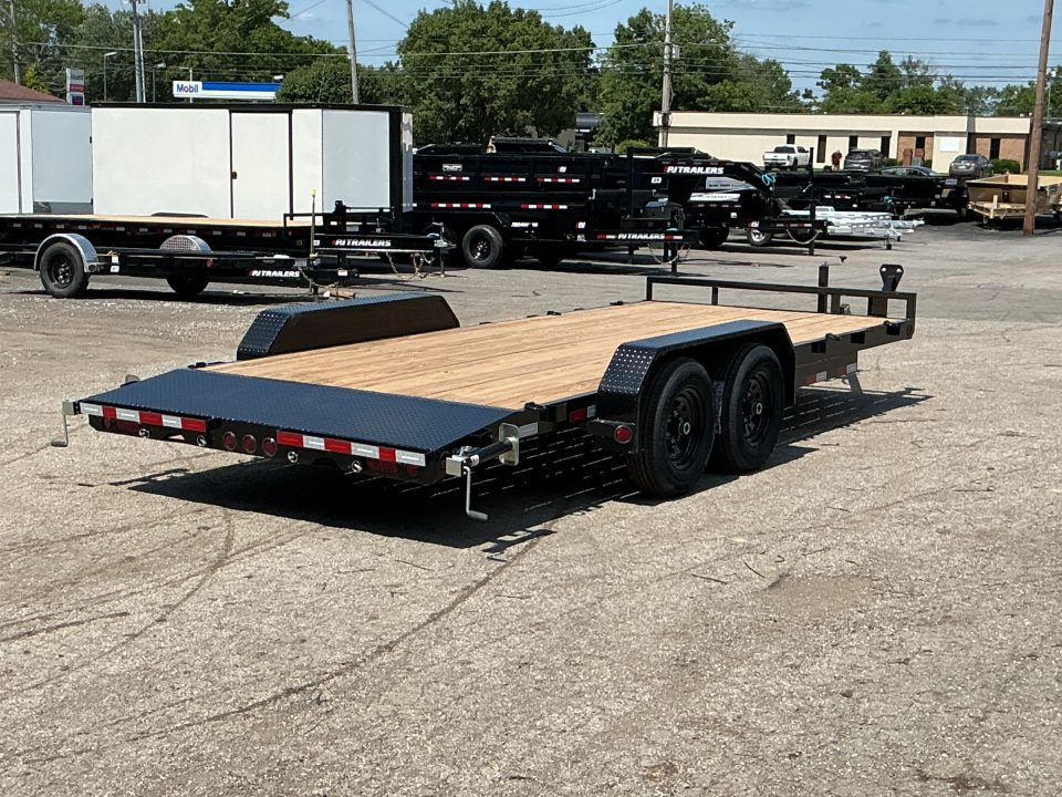 New 2027 PJ Trailers 83" x 18' - 5 in. Channel (CE) 10K GVWR Car / Racing Trailer