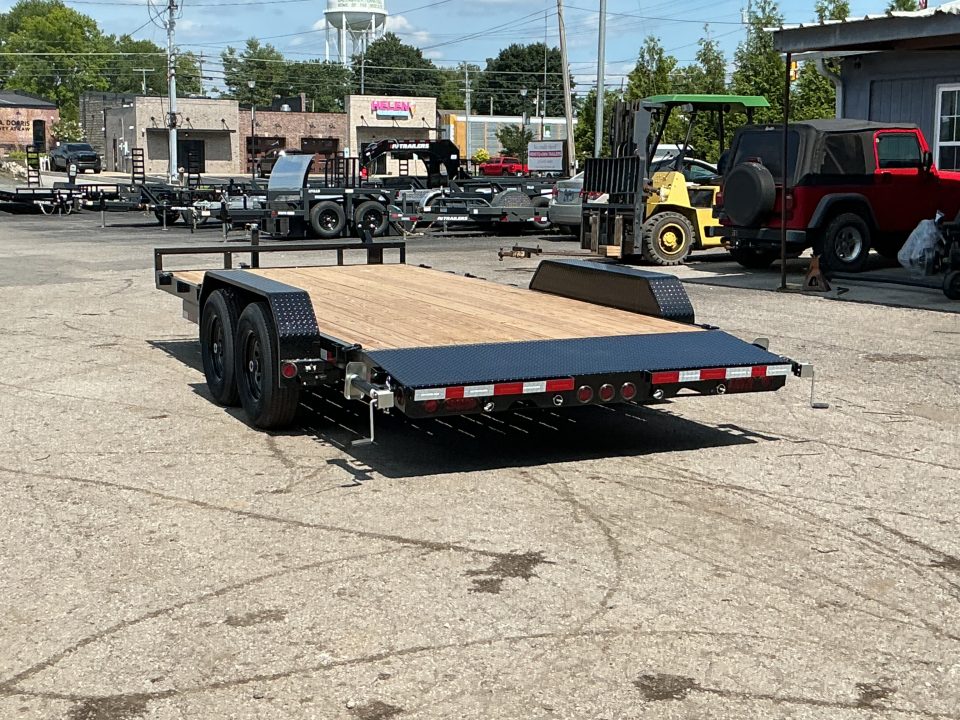 New 2027 PJ Trailers 83" x 18' - 5 in. Channel (CE) 10K GVWR Car / Racing Trailer