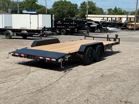 New 2027 PJ Trailers 83" x 18' - 5 in. Channel (CE) 10K GVWR Car / Racing Trailer