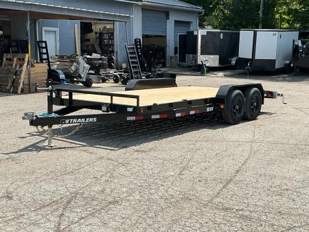 New 2027 PJ Trailers 83" x 18' - 5 in. Channel (CE) 10K GVWR Car / Racing Trailer