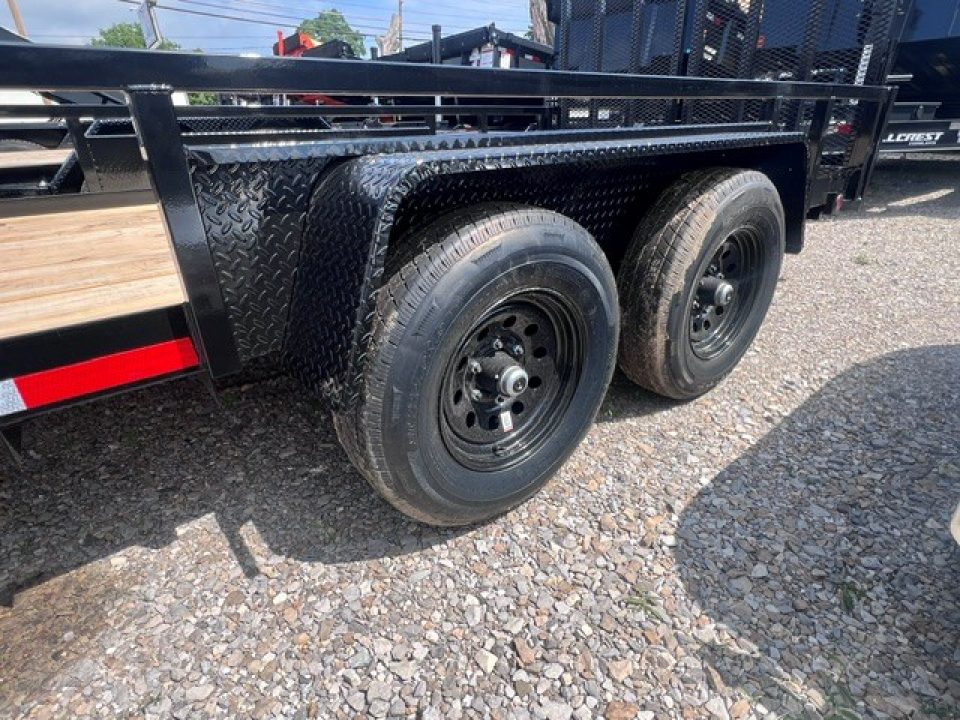 New 2027 Quality Steel and Aluminum 83x16 10K Utility Trailer